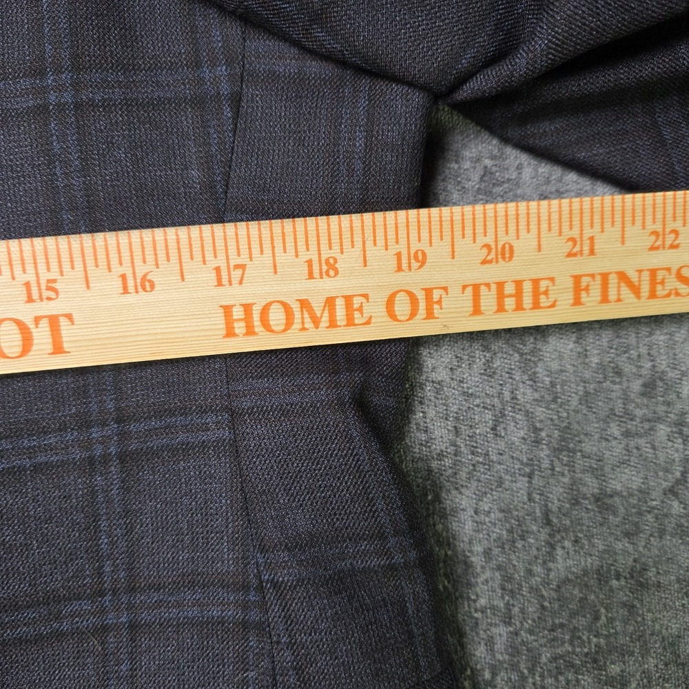 Ralph‎ Lauren Black Label Sport Coat Mens 38R Windowpane Blazer Suit Jacket Gray - Picture 2 of 13